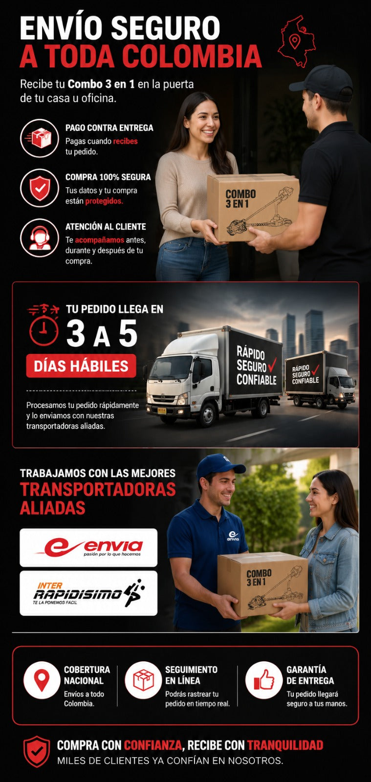 Todo lo que incluye el combo